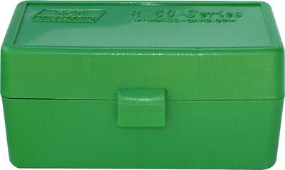 Ammo Box 50 Round Flip-Top 22-250 6mm PPC 7mm BR Green