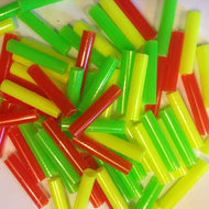 SCHIET PIJPJES PLASTIC CA. 100 STUKS