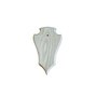Geweiplank eiken blank maat 22x13x1,8cm incl. kaakuitsparing + schedelklem