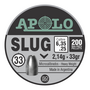 Apolo Slug 6,35mm 200st 33.00/2,14