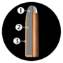 Geco classic 9,3x62 TM - 225 grain / 16.5 gram