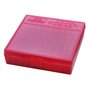 Ammo Box 50 Round Flip-Top 38 - 357 Clr-Red