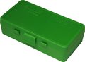 Ammo Box 50 Round Flip-Top 40 10mm 45 ACP Green