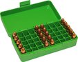 Ammo Box 50 Round Flip-Top 9mm 380 ACP Green