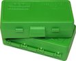 Ammo Box 50 Round Flip-Top 9mm 380 ACP Green