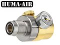 Huma-Air Externally Adjustable Inline PCP Regulator With Integrated Fillset