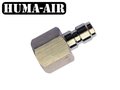 Huma-Air Foster Male voor G1/8 BSP Female Adapter