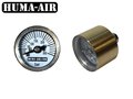 Huma-Air mini drukmeter 26mm ronde afwerking (G1/8 BSP)
