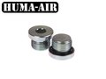 Huma-Air Adaptor 1/4" BSP male to 1/4" BSP male