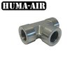 Huma-Air Adapter T-stuk 3 x 1/4" BSP female