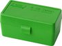 Ammo Box 50 Round Flip-Top 22 Hornet Green_