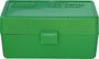 Ammo Box 50 Round Flip-Top 22-250 6mm PPC 7mm BR Green_