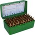 Ammo Box 50 Round Flip-Top 22-250 6mm PPC 7mm BR Green_